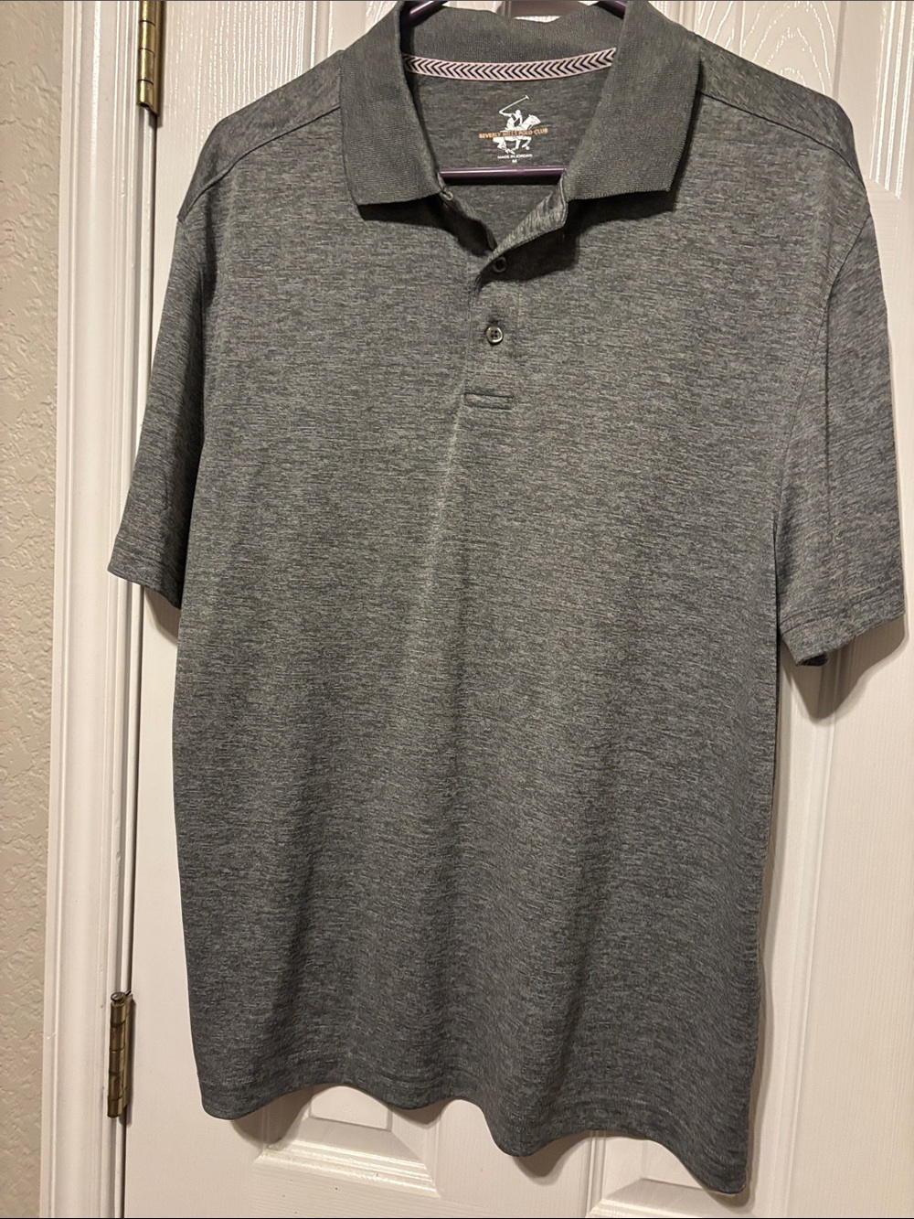 Beverly Hills Polo Club Gray Men's Polo Shirt